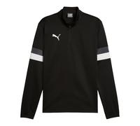 (XS, Black) Puma Mens TeamRISE Quarter Zip Top
