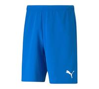 Puma Mens teamRISE Training Shorts Electric Blue Lemonade/Puma White L