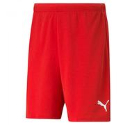 PUMA Mens Teamrise Shorts, Puma Red-puma White, XL EU