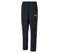 PUMA Men's Teamrise Sideline Woven Pants, Puma Black-puma White, XXL UK