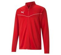 PUMA Men's teamRISE Training Poly Jacket Track Red White, M