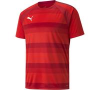 Puma Mens Teamvision Jersey T-Shirt in Red/Pepper/Wht - Size Small