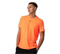 Puma Mens Train All Day Essentials Heather T-Shirt Glowing Red S