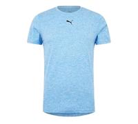 Puma Mens Train All Day Essentials Heather T-Shirt Short Light Blue M