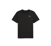 Puma Mens Training Essentials Solid Cat T-Shirt- Black, Black, Size S, Men Black