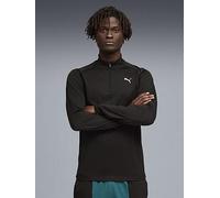 Puma Mens Training PWR Fabrix Mix 1/4 Zip, Black, Size M, Men Black
