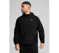 Puma Mens Training Tech Woven Full Zip Jacket - Black, Puma Black, Size M, Men Puma Black