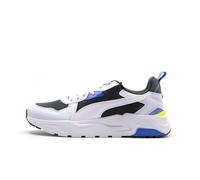 PUMA Men's Trinity Lite Sneakers 41 Mineral Gray White Silver Mist Electric Lime