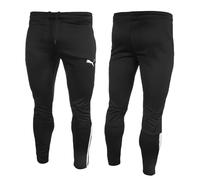PUMA Men'S Teamliga Training Pants Knitted Black White, Xl