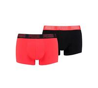 PUMA Basic Men's Trunks 2 Pack, Red/Black, size Small