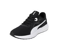 PUMA Men's Twitch Runner Fresh Road Running Shoe, Black Black White, 4 UK