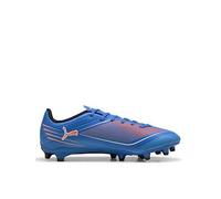 PUMA Soccer Shoe Ultra 6 Play FG/AG, Unisex, Ultra Blue/White-Glowing RED, UK 8.5