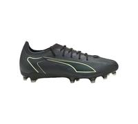 PUMA Men's Ultra 6 Pro Firm, Artificial Ground Soccer Cleats Sneaker, Black/Fizzy Light/Green Terrain, 7 UK