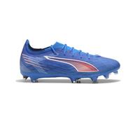 PUMA Men's Ultra 6 Pro Firm, Artificial Ground Soccer Cleats Sneaker, Ultra Blue/White/Glowing Red, 8.5 UK