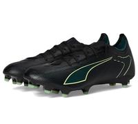 PUMA Men's Ultra Match Firm, Artificial,Ground Soccer Cleats Sneaker, Black-fizzy Light-green Terrain Ah25, 7.5 UK