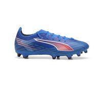 PUMA Men's Ultra Match Firm, Artificial,Ground Soccer Cleats Sneaker, Ultra Blue-white-glowing Red Ah25, 7 UK