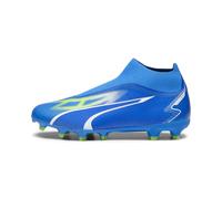 Puma Ultra Match Laceless Firm Ground Football Boots 9.5 Blue/White