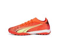 PUMA Men's Ultra Match TT Soccer Shoe, Fiery Coral-Fizzy Light Black, 10 UK
