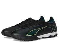 PUMA Men's Ultra Match Turf Trainer Soccer Cleats Sneaker, Black-fizzy Light-green Terrain Ah25, 7.5 UK