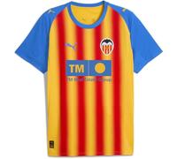 Puma Mens Valencia Third Shirt 2025 2026 Adults Short Sleeve Yellow/red L