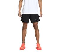 PUMA Men's Velocity 2 in 1 Running Shorts, Black, M
