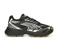 Puma Mens Velophasis Technisch Black Lifestyle Sneakers Shoes 8.5, Black/White, 8.5