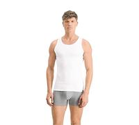 PUMA Men's Vest, White, L (Pack of 2)