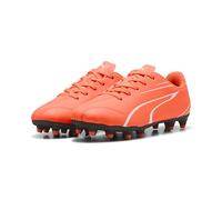 PUMA Men's Vitoria Fg/Ag Soccer Shoe, Red-black, 5 UK