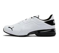 PUMA Men's Viz Runner Cross Trainer, Wide White Black, 13 UK