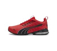 PUMA Men's Voltaic Evo Cross Trainer Sneaker, for All Time Red-puma Black-Gray Fog, 12 UK