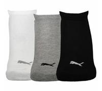 Puma Mens Womens 3 Pairs Ankle Socks Cotton Rich Quarter Sports Sock Size 6-14