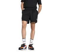 Puma Mens Essentials Small Logo 5 Inch Woven Shorts Puma Black L