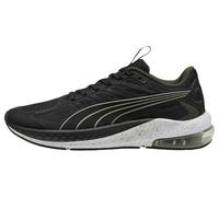 PUMA Men's X-Cell Lightspeed Road Running Shoe, Black-Dark Olive-LUX Army, 9.5 UK