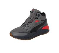 PUMA Men's X Ray Speed Mid WTR Trainers Castlerock-Black-Ebony-Red Winter (385869 02), gray, 6.5 UK