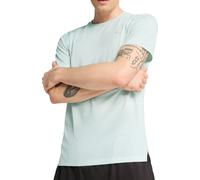 Puma Mesh Graphic Mens Running Top Blue Short Sleeve Breathable Run T-Shirt