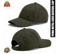 Puma Metal Logo Baseball Cap Green Sports Hat For All Season - NWT Original 2026