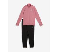 Puma Metallic Full Zip Tracksuit Pink Black Women - XL