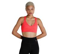 Puma Women's Mid Impact Own It Bra, Sunblaze, XS