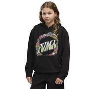 Puma Mid90s Relaxed Graphic Hoodie Black 15-16 Years Girl