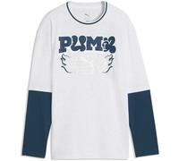 Puma Mid90s Relaxed Layered Long Sleeve T-shirt White 9-10 Years Boy