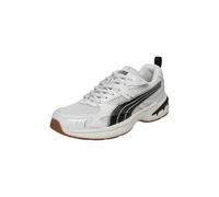 PUMA Unisex MILENIO TECH 2000 Sneaker, Feather Gray Black Silver, 12 UK