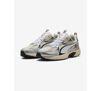 Puma Milenio Tech shoes white beige black silver - 37