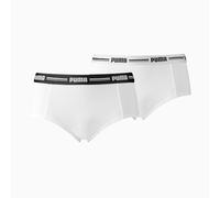 PUMA Women's Mini Short 2 Pack, White/White, size Small