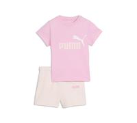 PUMA Minicats Essentials Kids T-Shirt and Shorts Set 104, Pink Shimmer