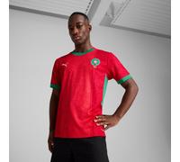 PUMA Morocco 2025 Home Jersey Men, Red/Archive Green, size 3XL
