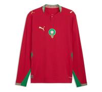 PUMA Morocco 2026 Authentic Home Long Sleeve Jersey 'Fast Red Victory Gold' 783315-01 XS