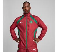 PUMA Morocco Pre-Match Woven Jacket Men, Intense Red/Archive Green, size Small