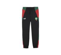 PUMA Morocco Woven Football Pants, Black Vine For All Time Red Green, S