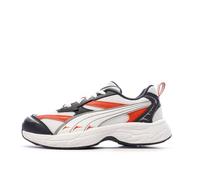 PUMA Morphic Earthy Boys White/Red Sneakers, white, 6 UK