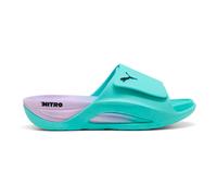 Puma Nitrocat Slide V HYROX Recovery shoe Unisex - blue, mint, Size 6